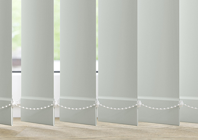 Palermo (Blackout), Light Grey - Vertical Blind - Image 4